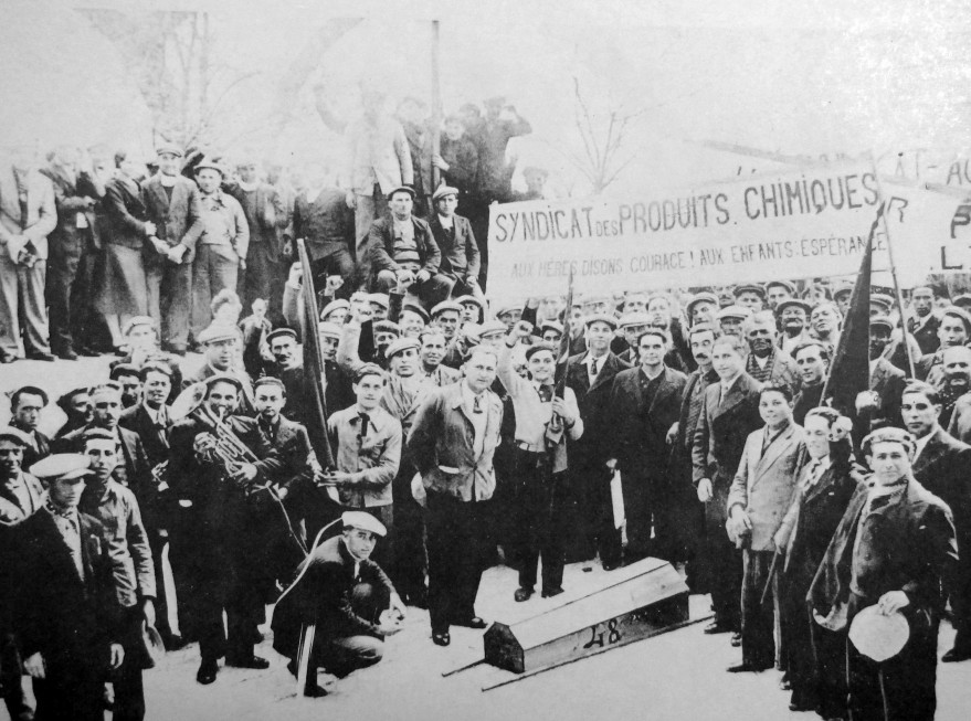 Manifestation des ouvriers de Salin.